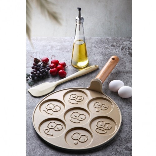 NEOFLAM FİKA ALÜMİNYUM DÖKÜM PANCAKE TAVASI 26CM BEJ D-NEOFPC126 
