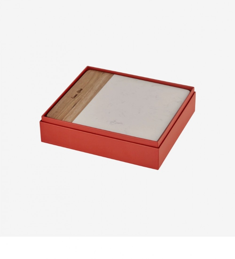 Chiara Alessi Beyaz Ahşap Peynir Sunum Tabağı Acacia Elegance Collection