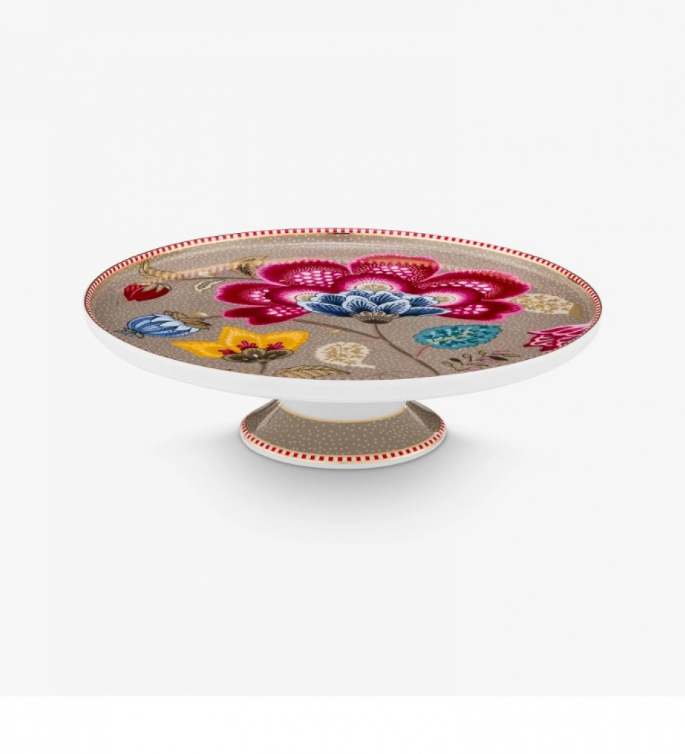 Pip Studio Haki Porselen Kek Standı 21 Cm 51010032