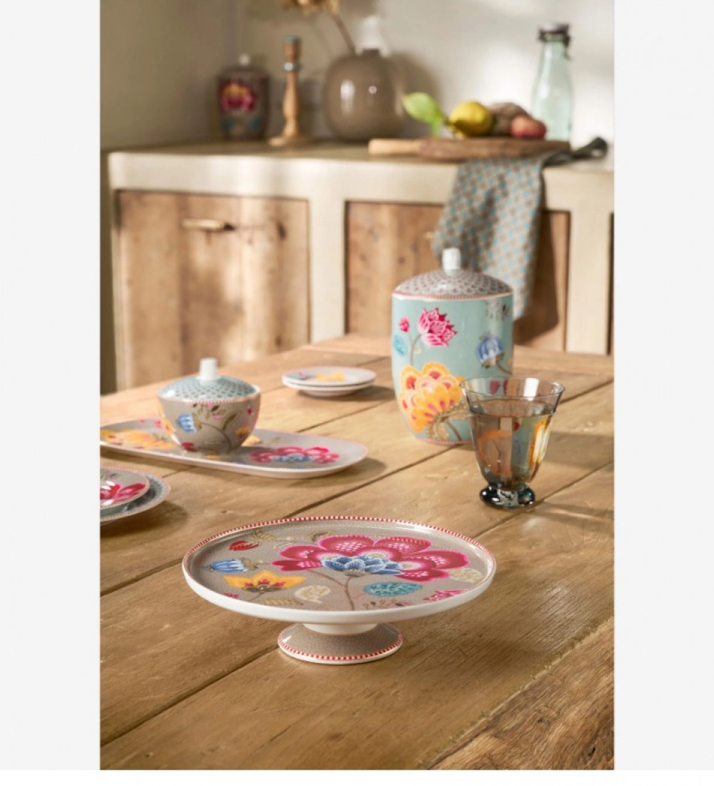 Pip Studio Haki Porselen Kek Standı 21 Cm 51010032