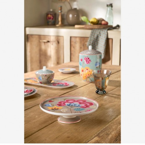 Pip Studio Haki Porselen Kek Standı 21 Cm 51010032