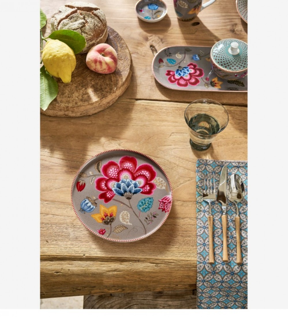 Pip Studio Haki Porselen Kek Standı 21 Cm 51010032