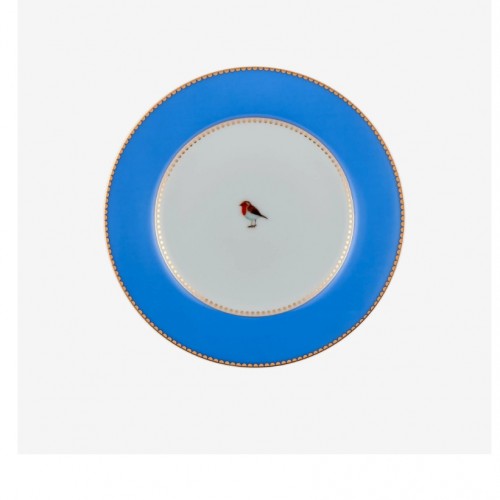 Pip Studio Mavi Porselen Pasta Tabağı 17 Cm