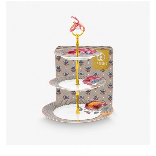 Pip Studio Haki Porselen Kek Standı 26,5 Cm 51018182