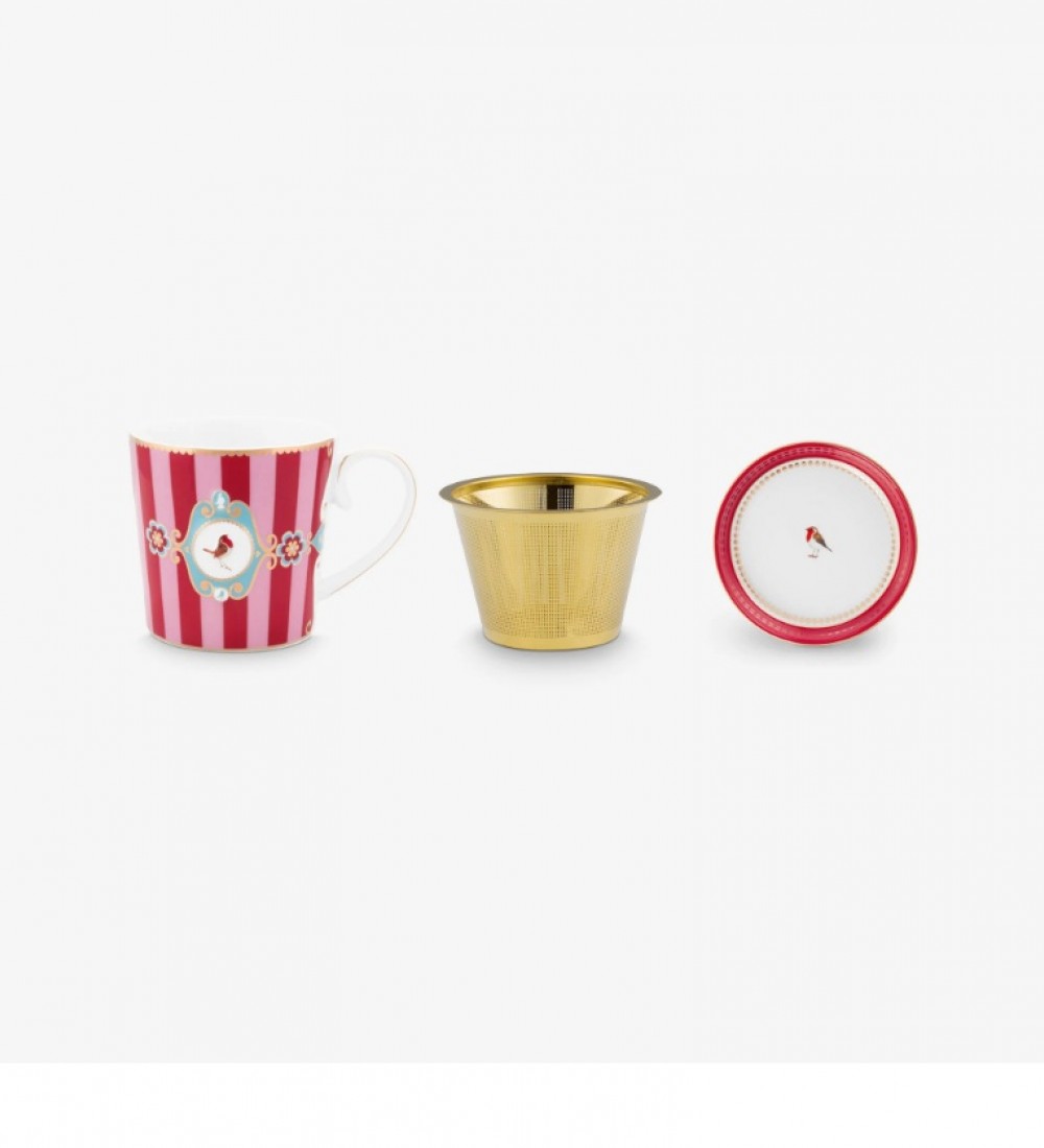 Pip Studio Kırmızı Porselen Kupa Seti 250 Ml 51020220