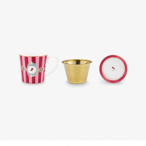 Pip Studio Kırmızı Porselen Kupa Seti 250 Ml 51020220