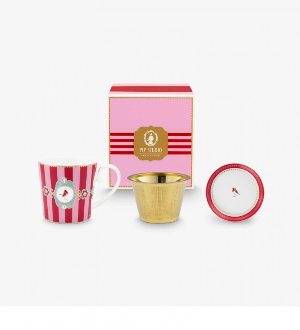 Pip Studio Kırmızı Porselen Kupa Seti 250 Ml 51020220