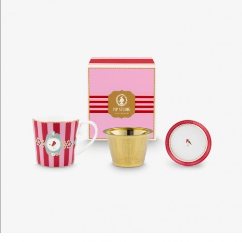 Pip Studio Kırmızı Porselen Kupa Seti 250 Ml 51020220