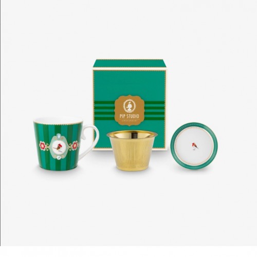 Pip Studio Yeşil Porselen Kupa Seti 250 Ml 51020221