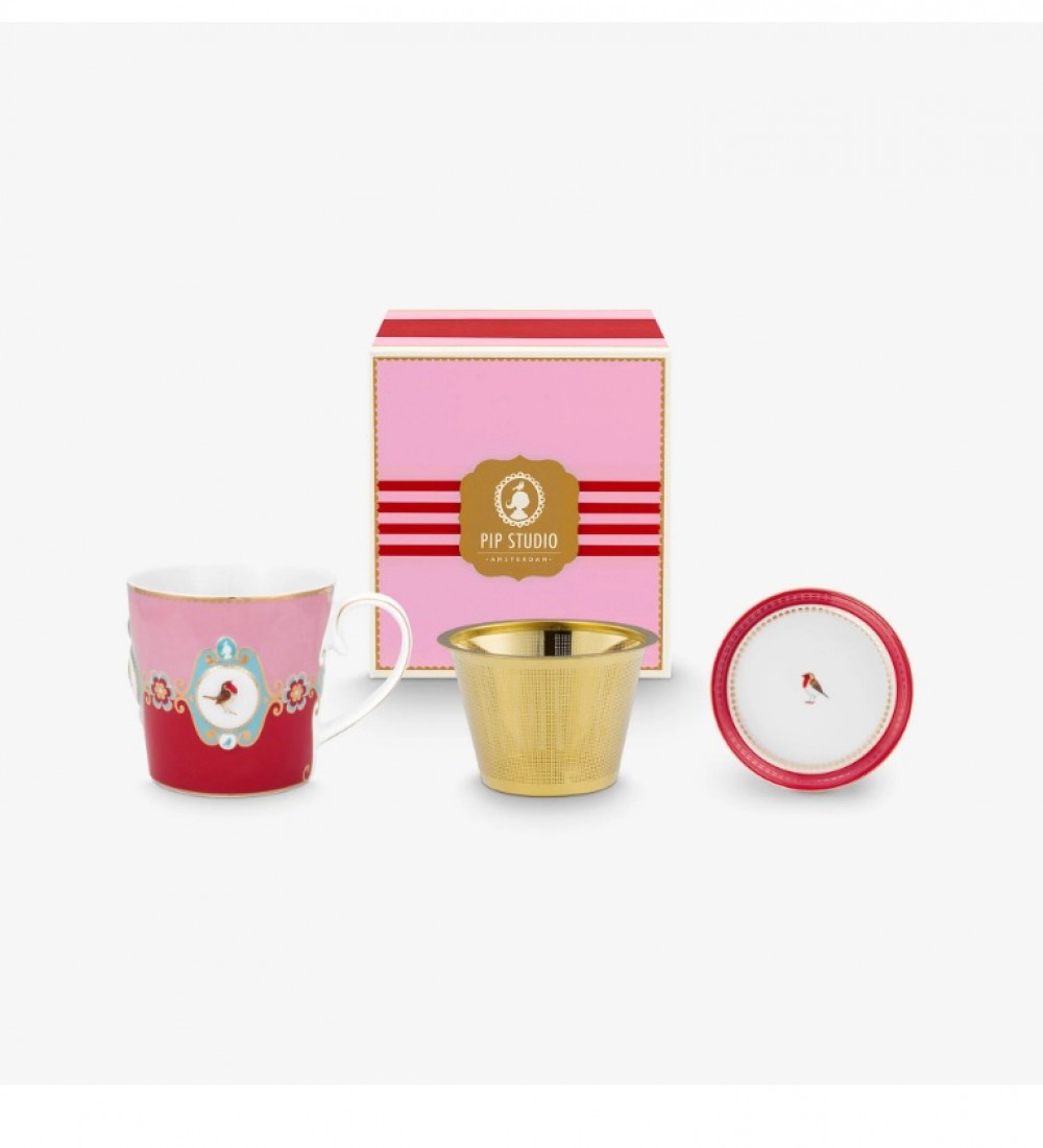 Pip Studio Kırmızı Porselen Kupa Seti 250 Ml 51020222
