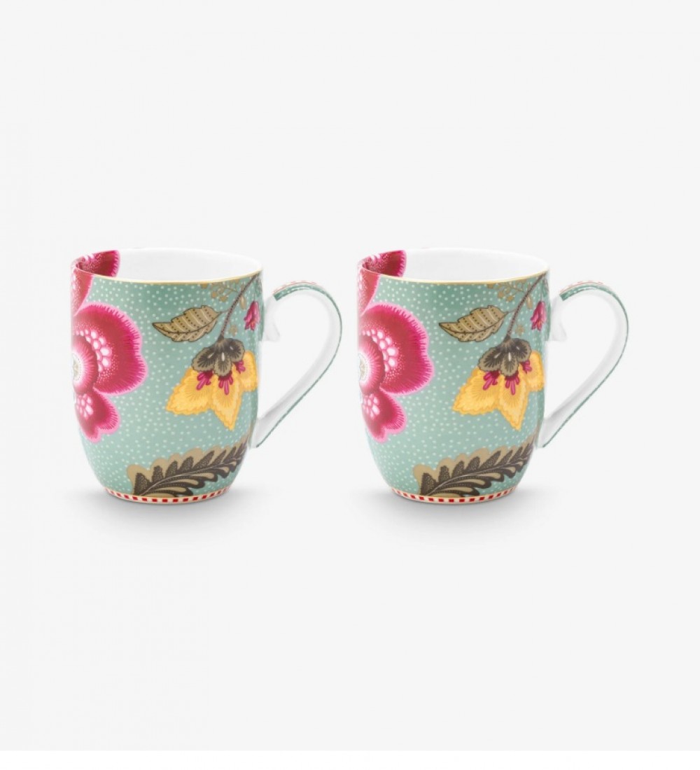 Pip Studio Mavi Porselen Kupa Seti 145 Ml 51002597