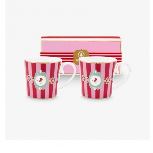 Pip Studio Kırmızı Porselen Kupa Seti 150 Ml 51002611