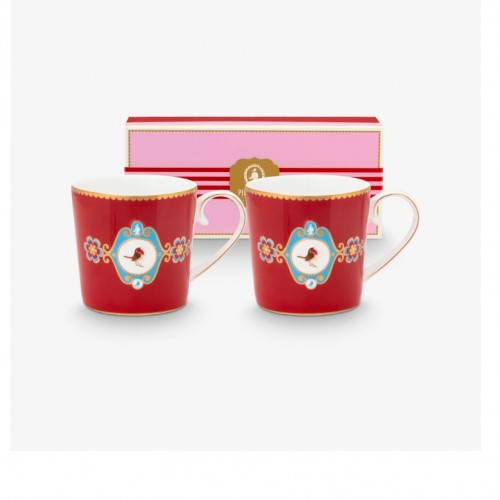 Pip Studio Kırmızı Porselen Kupa Seti 150 Ml 51002612