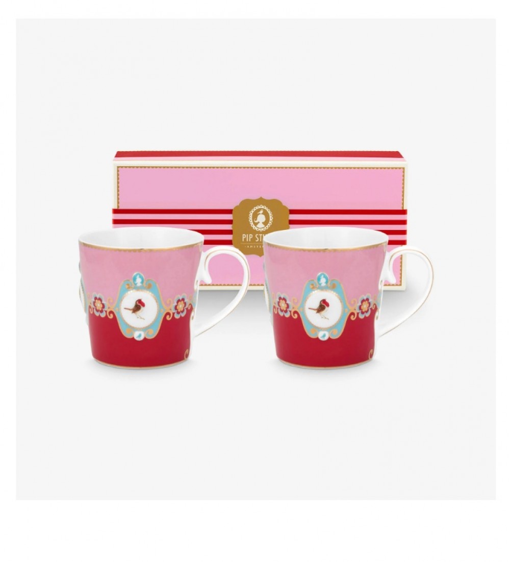 Pip Studio Kırmızı Porselen Kupa Seti 250 Ml 51002613