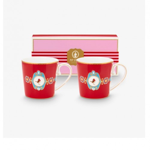 Pip Studio Kırmızı Porselen Kupa Seti 250 Ml 51002615