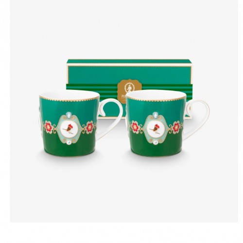 Pip Studio Yeşil Porselen Kupa Seti 150 Ml 51002616