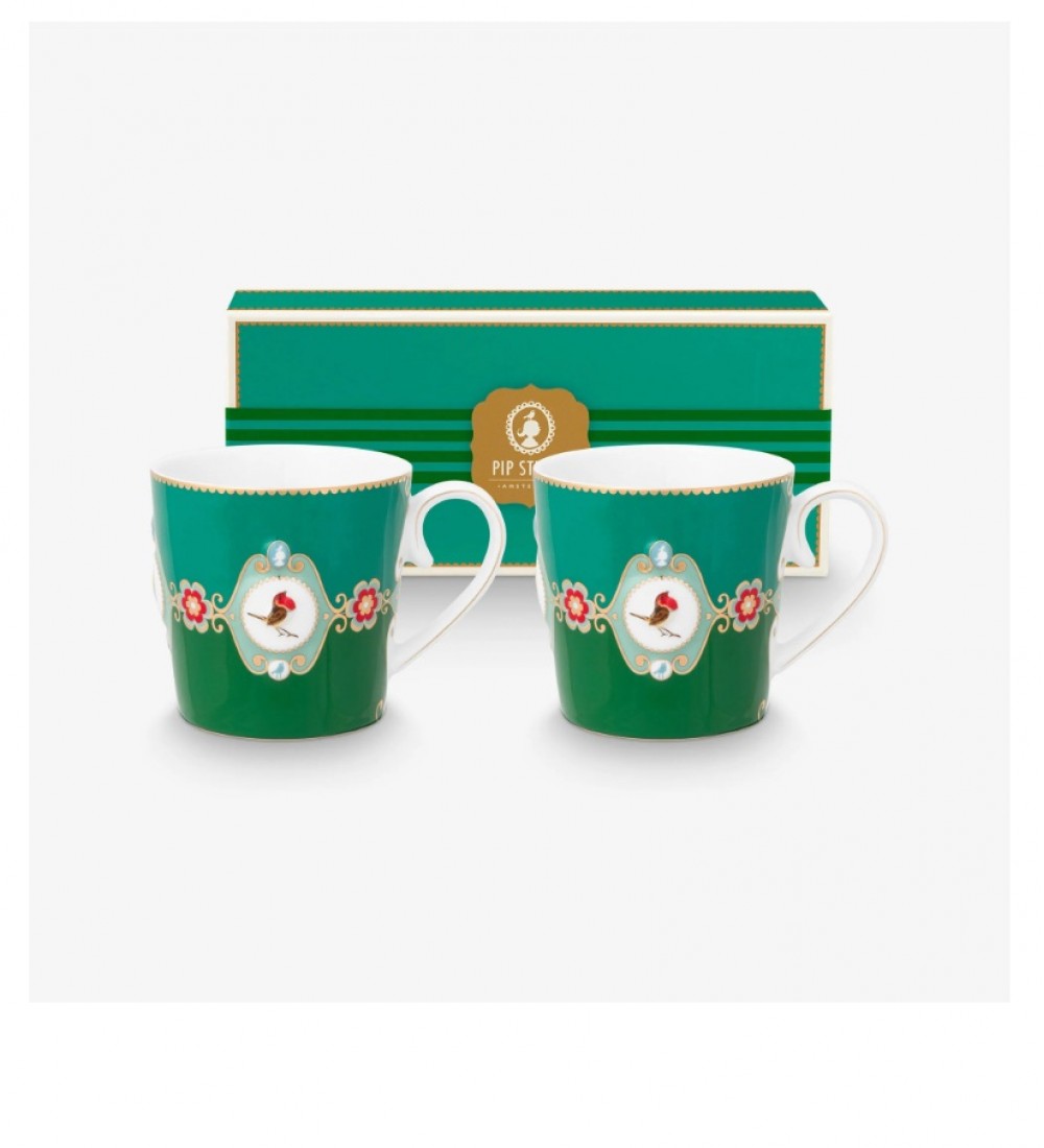 Pip Studio Yeşil Porselen Kupa Seti 250 Ml 51002619