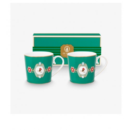 Pip Studio Yeşil Porselen Kupa Seti 250 Ml 51002621