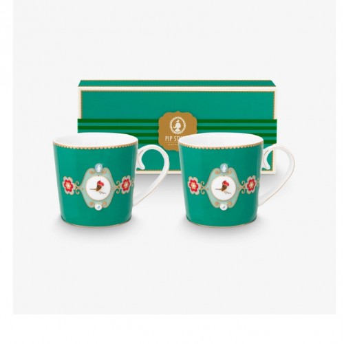 Pip Studio Yeşil Porselen Kupa Seti 250 Ml 51002621