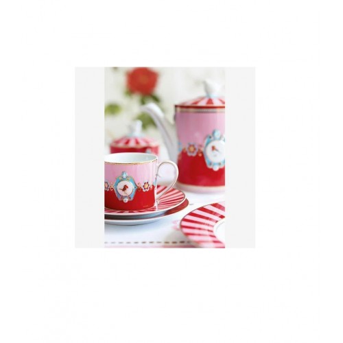 Pip Studio Kırmızı Porselen Çay Fincan Seti 200 Ml 51004227