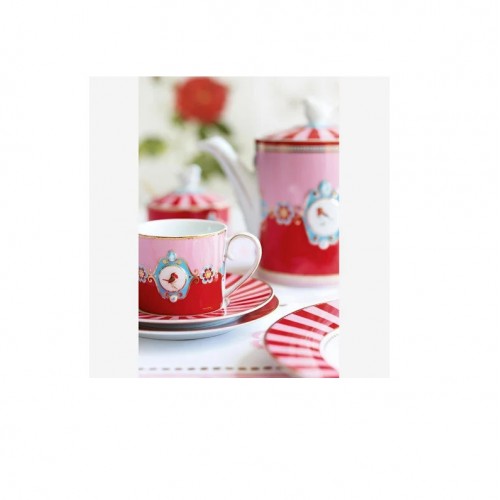 Pip Studio Kırmızı Porselen Çay Fincan Seti 200 Ml 51004227