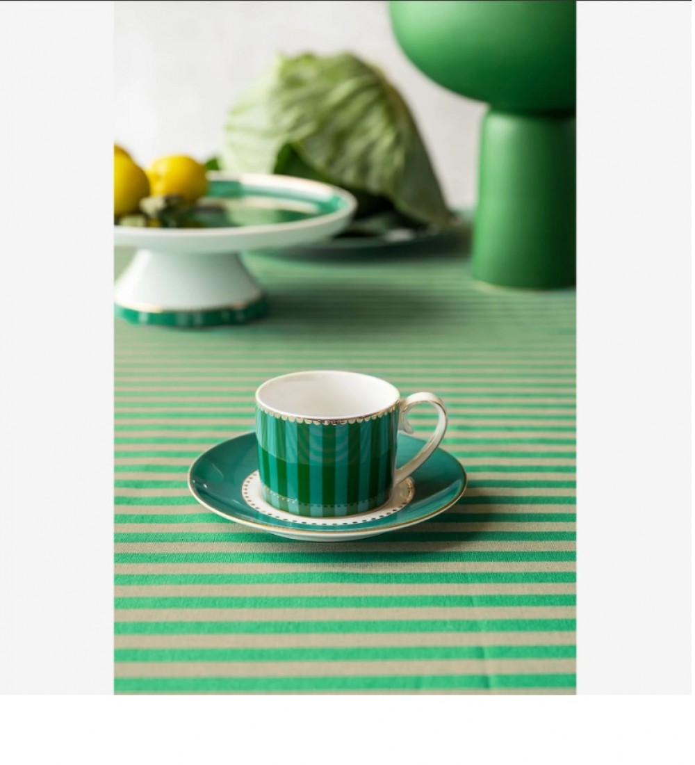 Pip Studio Yeşil Porselen Kahve Fincan Seti 90 Ml 51004228