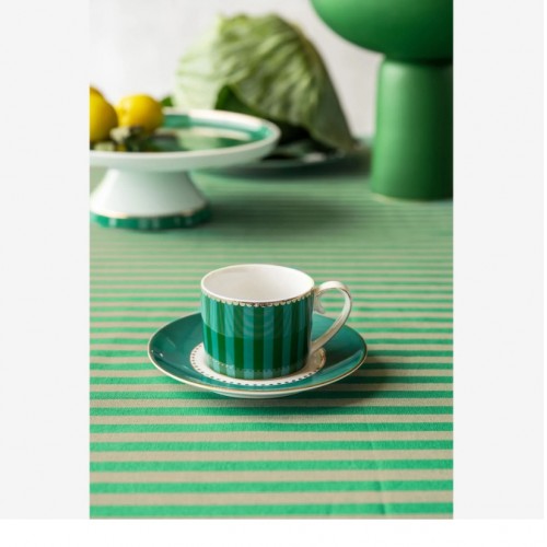 Pip Studio Yeşil Porselen Kahve Fincan Seti 90 Ml 51004228
