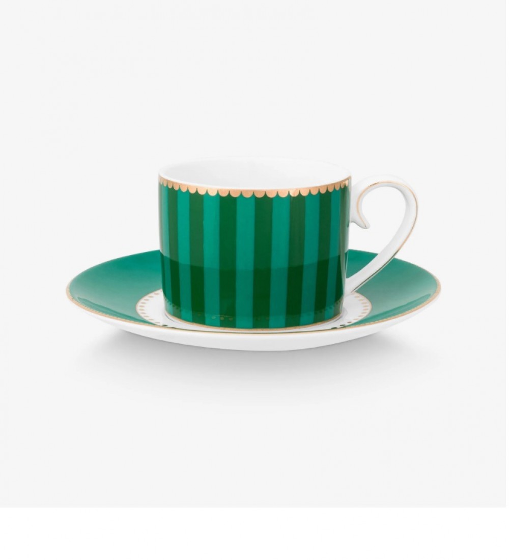 Pip Studio Yeşil Porselen Kahve Fincan Seti 90 Ml 51004228