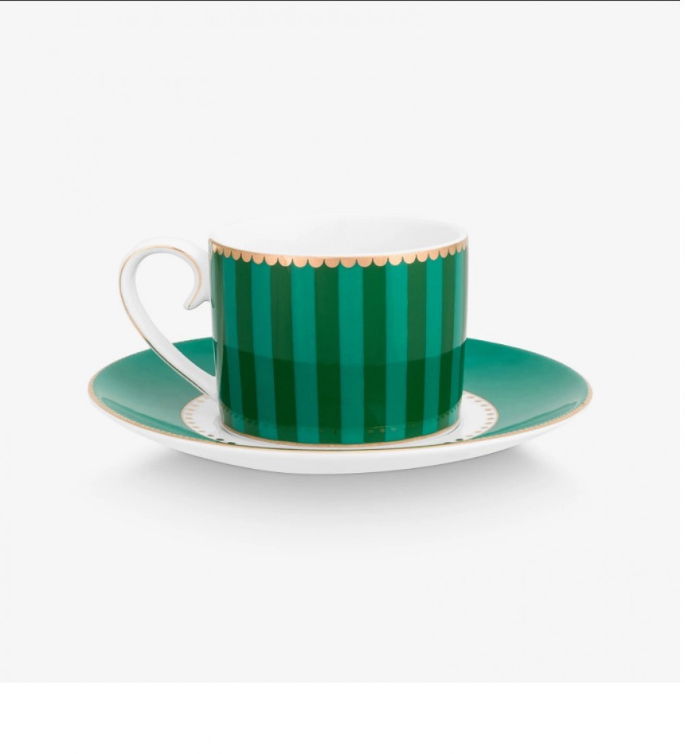 Pip Studio Yeşil Porselen Kahve Fincan Seti 90 Ml 51004228