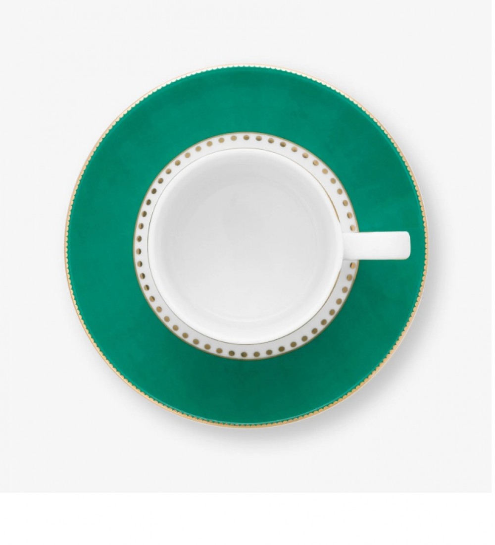 Pip Studio Yeşil Porselen Kahve Fincan Seti 90 Ml 51004228