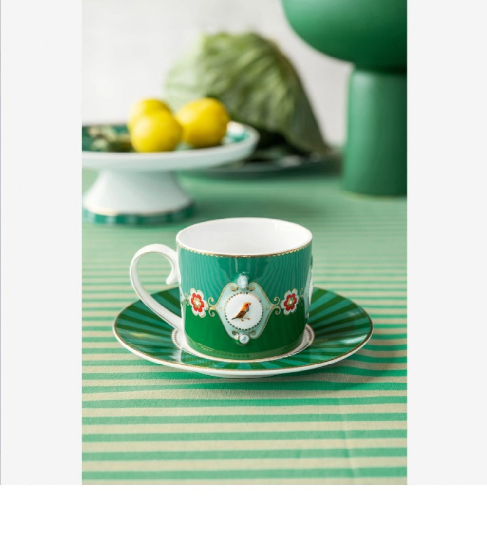 Pip Studio Yeşil Porselen Çay Fincan Seti 250 Ml 51004229