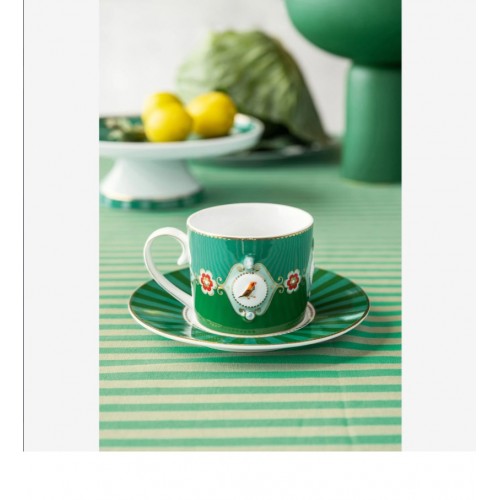 Pip Studio Yeşil Porselen Çay Fincan Seti 250 Ml 51004229