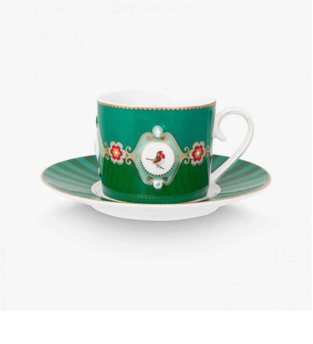 Pip Studio Yeşil Porselen Çay Fincan Seti 250 Ml 51004229