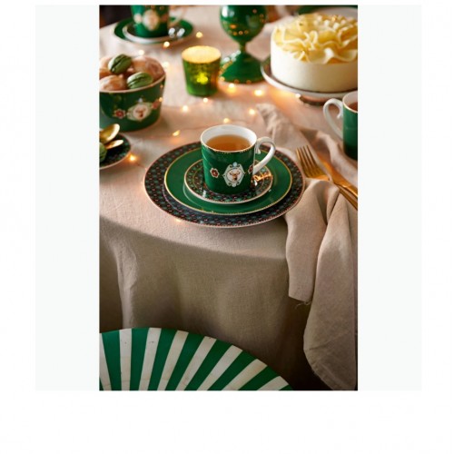 Pip Studio Love Birds Geyikli Yeşil Porselen Kase 15 Cm