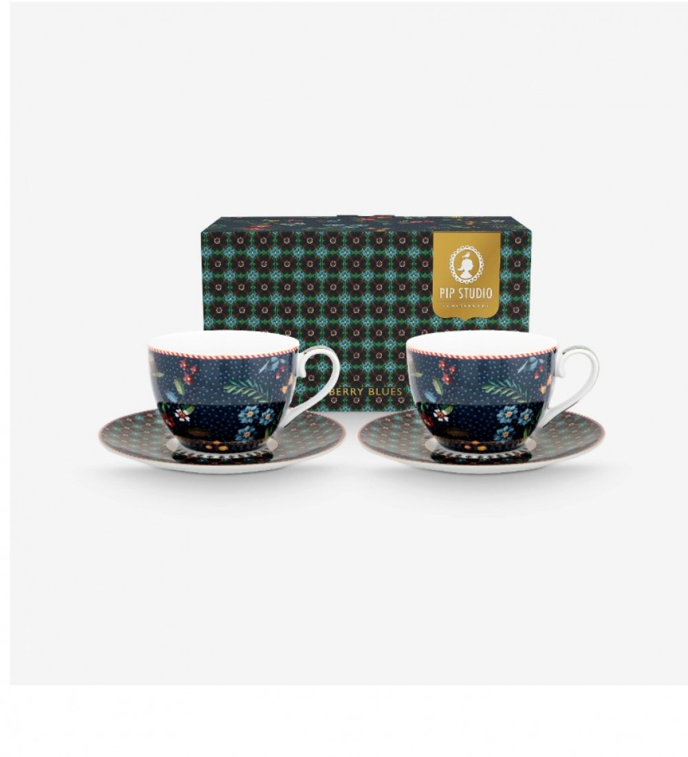 Pip Studio Mavi Porselen Çay Fincan Seti 280 Ml 51004197