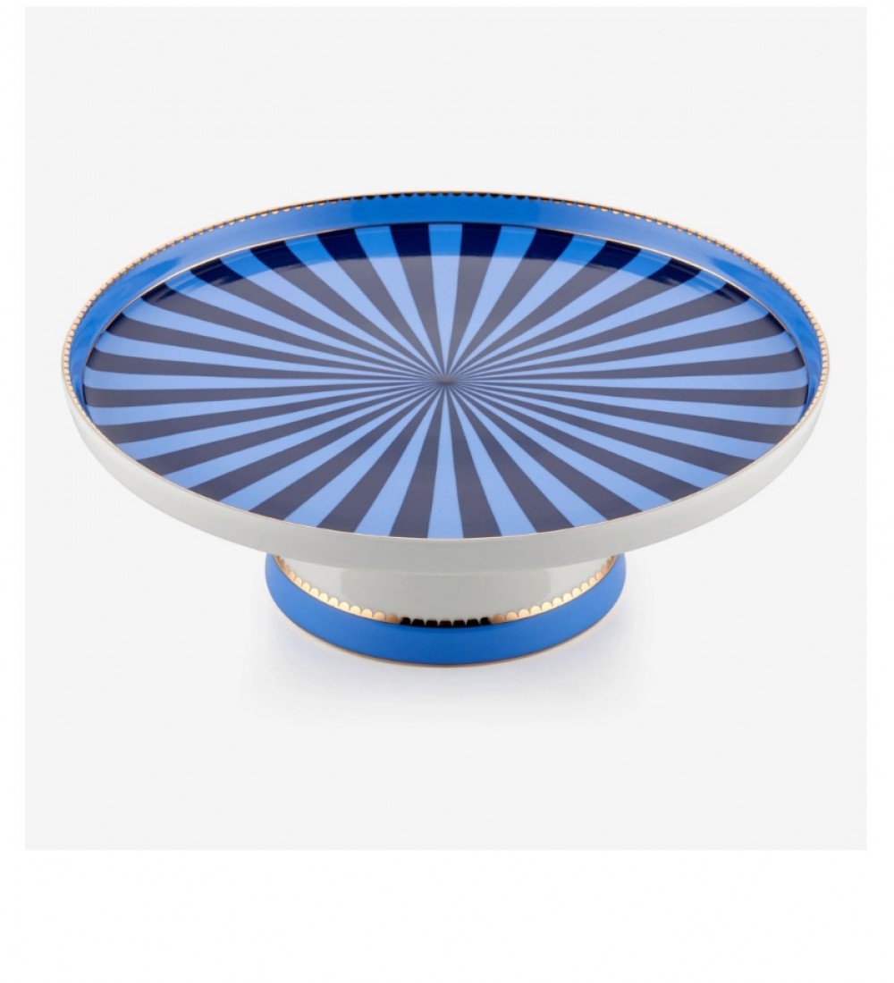 Pip Studio Mavi Porselen Kek Standı 24 Cm