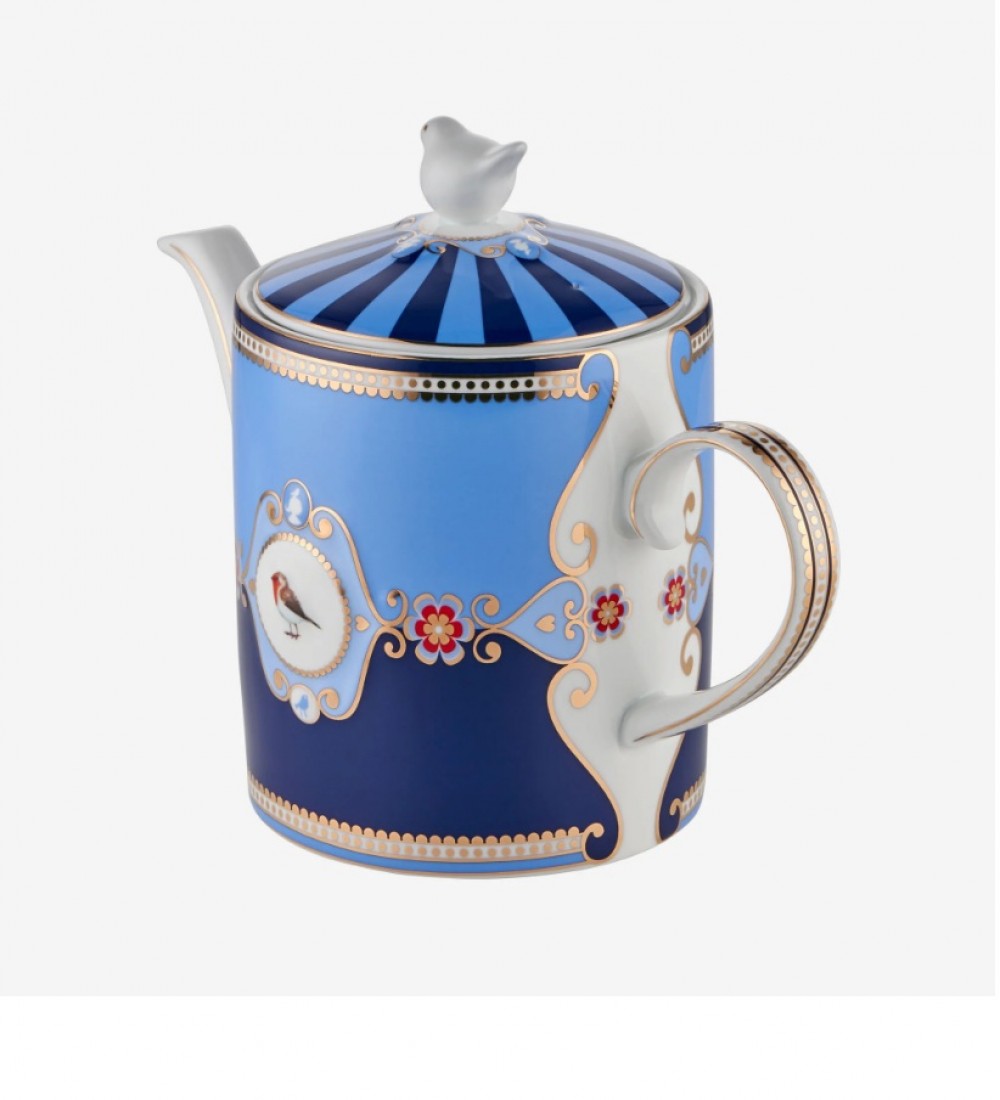 Pip Studio Mavi Porselen Demlik 1300 Ml