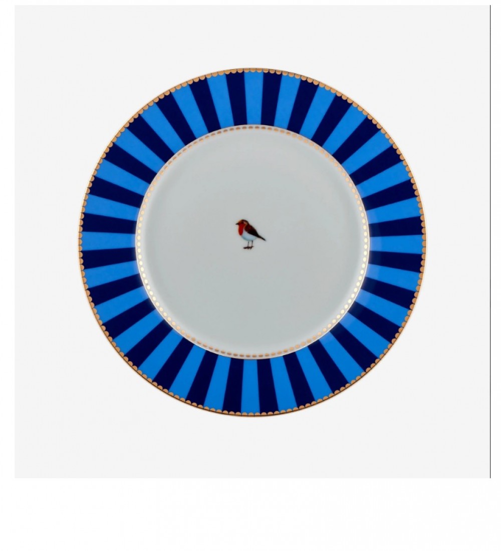 Pip Studio Mavi Porselen Kahvaltı Tabağı 21 Cm