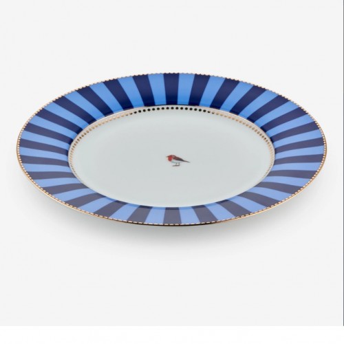 Pip Studio Mavi Porselen Yemek Tabağı 26,5 Cm