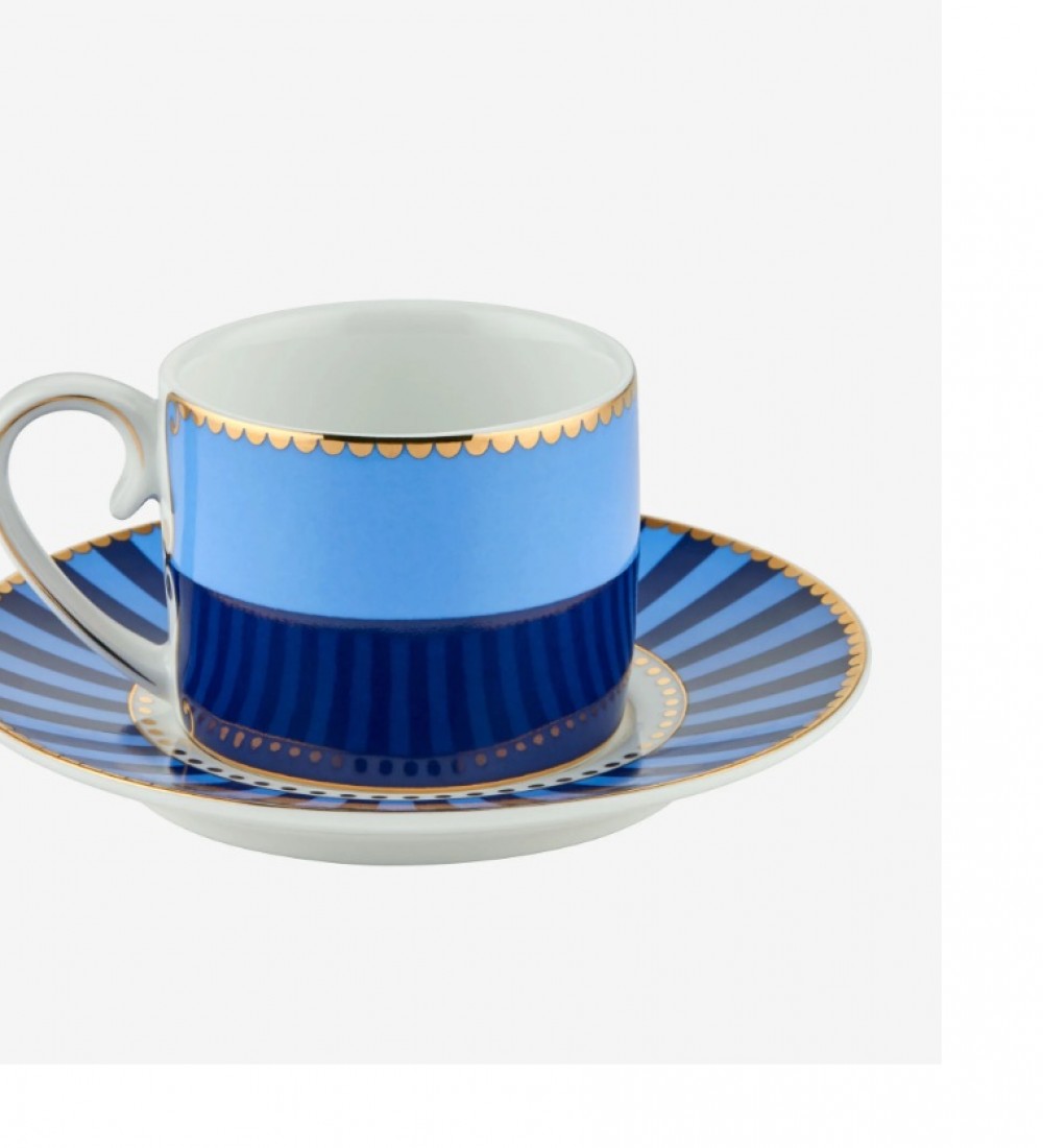 Pip Studio Mavi Porselen Kahve Fincanı 125 Ml Love Birds 51004211