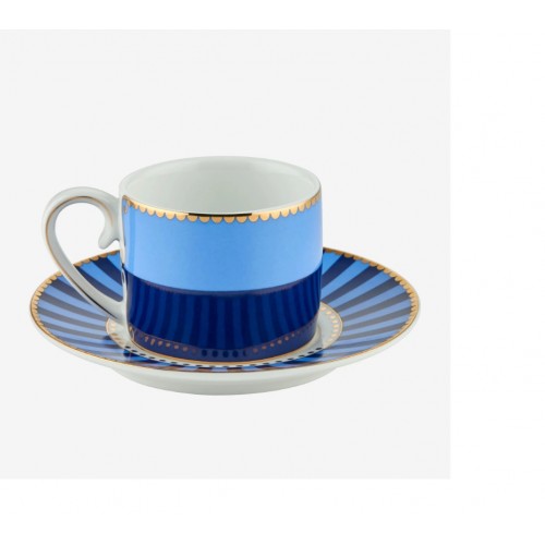 Pip Studio Mavi Porselen Kahve Fincanı 125 Ml Love Birds 51004211