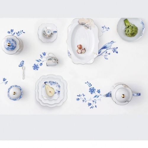 Pip Studio Beyaz Porselen Tereyağlık 19 Cm 51018184