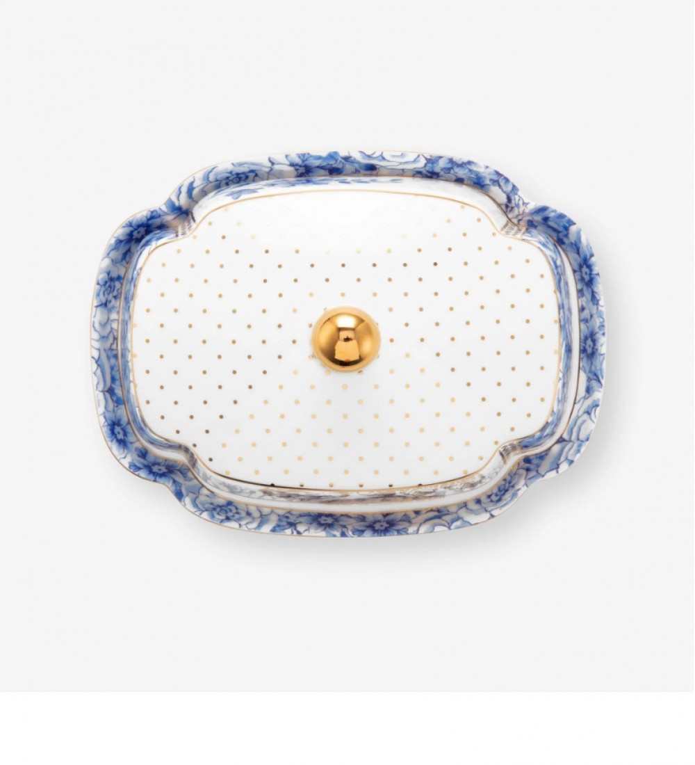 Pip Studio Beyaz Porselen Tereyağlık 19 Cm 51018184