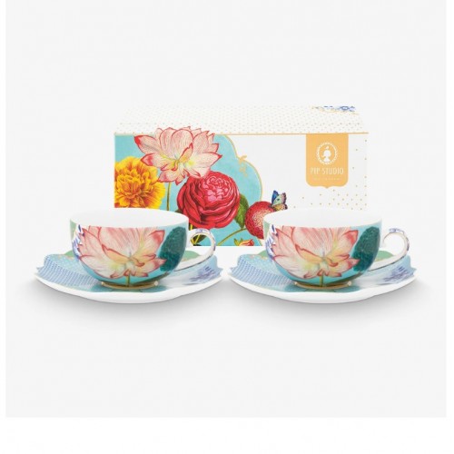 Pip Studio Mavi Porselen Çay Fincan Seti 225 Ml