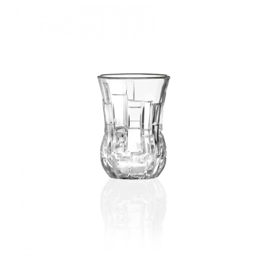 RCR Etna Yüksek Kalite Cam 6'lı Çay Bardağı 140 ml