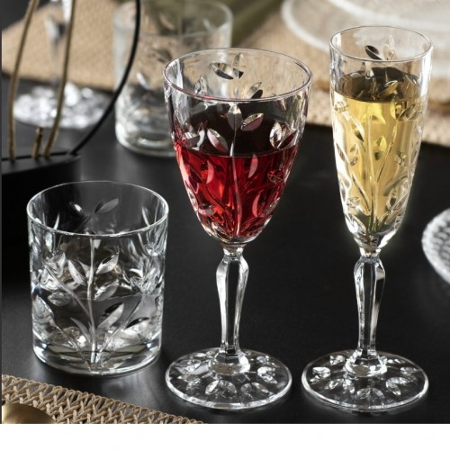 RCR Laurus Yüksek Kalite Cam 6'lı Kadeh Seti 230 ml