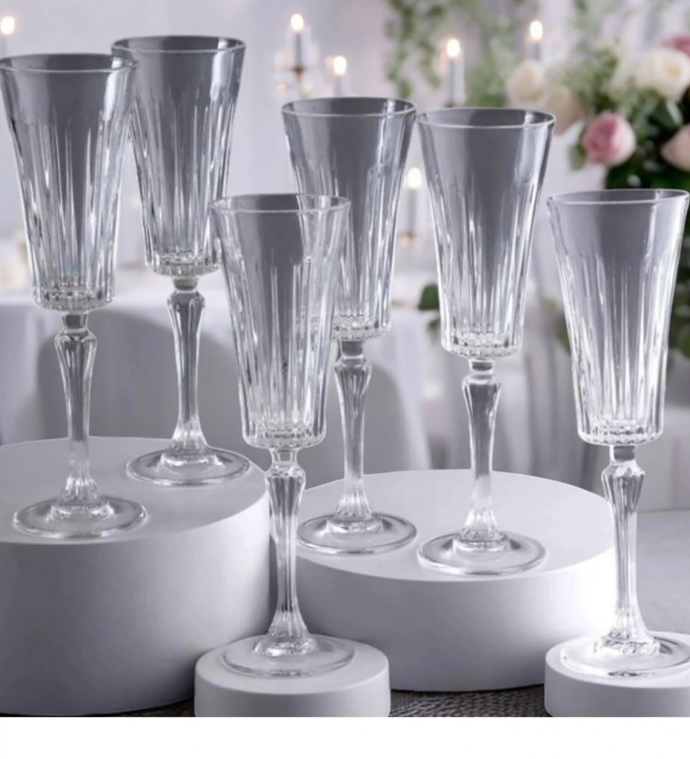 RCR 6'lı Timeless Flüt Kadeh 210 ml