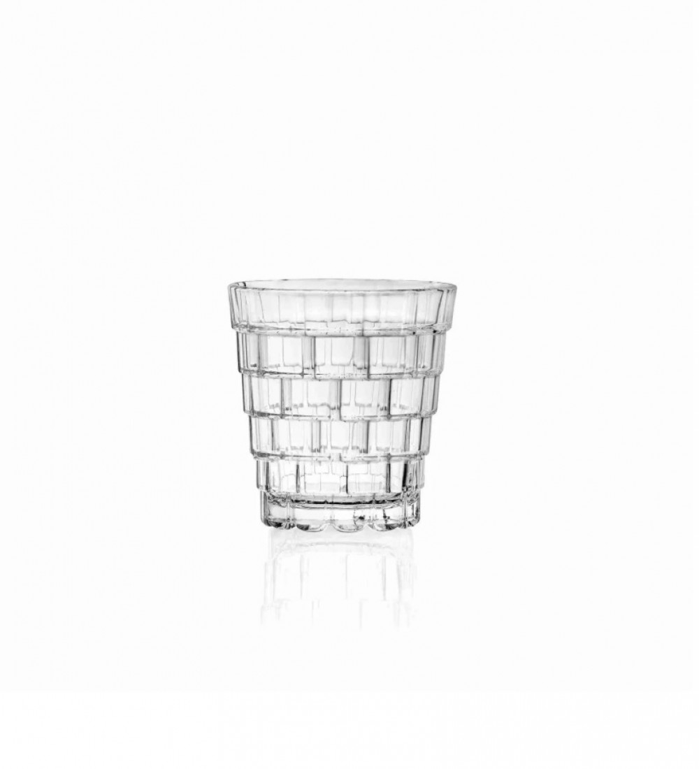 RCR Stack Yüksek Kalite Cam 6'lı Su Bardağı Seti 320 ml