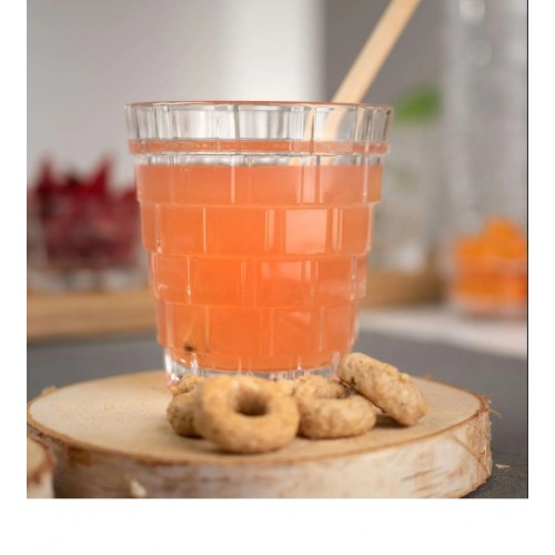 RCR Stack Yüksek Kalite Cam 6'lı Su Bardağı Seti 320 ml