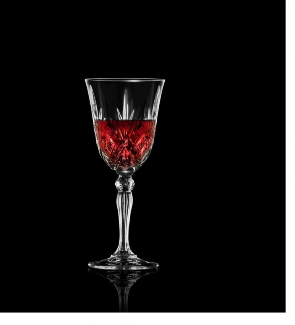 RCR Melodia Kristal 6'lı Kadeh Seti 270 ml